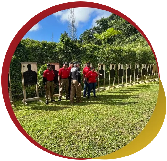 Grupo de tiradores en curso táctico